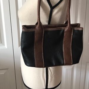 Small Bueno Handbag - black and brown